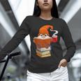 Reading Lover Book Graphic Gnome Unisex Long Sleeve T-Shirt