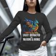 Reading Lover Easily Distracted By Dragons And Books Dragon Unisex Long Sleeve T-Shirt