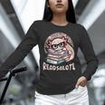 Readsalotl Axolotl Reading Books Glasses Bookworm Pun Fun Unisex Long Sleeve T-Shirt
