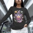 ReadsALOTL Cute Axolotl Book Lover Unisex Long Sleeve T-Shirt ReadsALOTL Cute Axolotl Book Lover Unisex Long Sleeve T-Shirt