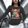 Readsolotl Kawaii Axolotl Reading Book Lover Unisex Long Sleeve T-Shirt Readsolotl Kawaii Axolotl Reading Book Lover Unisex Long Sleeve T-Shirt