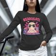 Readsolotl Pink Kawaii Axolotl Book Lover Reading Unisex Long Sleeve T-Shirt Readsolotl Pink Kawaii Axolotl Book Lover Reading Unisex Long Sleeve T-Shirt