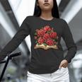 Red Roses Flowers Book Floral Unisex Long Sleeve T-Shirt Red Roses Flowers Book Floral Unisex Long Sleeve T-Shirt