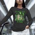 Retro Book Lucky Reading Teacher St Patrick's Day -Adults Small Cotton Blend Polyester Blend Short Sleeve Unisex Long Sleeve T-Shirt