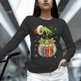 Retro Christmas Ornament Book Christmas Teacher Librarian Unisex Long Sleeve T-Shirt