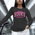 Retro Pink Coquette Bow Valentine Book Lover Varsity Unisex Long Sleeve T-Shirt Retro Pink Coquette Bow Valentine Book Lover Varsity Unisex Long Sleeve T-Shirt