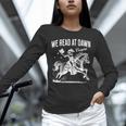 Retro We Read At Dawn Cowgirl Western Librarian Book Lover Unisex Long Sleeve T-Shirt Retro We Read At Dawn Cowgirl Western Librarian Book Lover Unisex Long Sleeve T-Shirt
