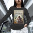 Robinson Crusoe Book Cover 1920 Unisex Long Sleeve T-Shirt Robinson Crusoe Book Cover 1920 Unisex Long Sleeve T-Shirt