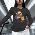 Rubber Duck Rubber Duckie Reading Book Rubber Duckling Unisex Long Sleeve T-Shirt