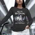 Run Like Mr Collins Just Proposed Books And Running Unisex Long Sleeve T-Shirt Run Like Mr Collins Just Proposed Books And Running Unisex Long Sleeve T-Shirt