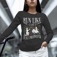 Run Like Mr Collins Just Proposed Vintage Book Quote Unisex Long Sleeve T-Shirt
