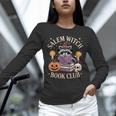 Salem Witch Book Club Bookish Halloween Raccoon Witchcraft Unisex Long Sleeve T-Shirt
