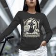 Salem Witch Book Club Vintage Halloween Cat Book Lover Unisex Long Sleeve T-Shirt
