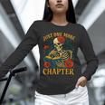 Skeleton Read Book Just One More Chapter Floral Book Lover Unisex Long Sleeve T-Shirt Skeleton Read Book Just One More Chapter Floral Book Lover Unisex Long Sleeve T-Shirt
