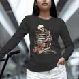 Skeleton Reading Book Halloween Bookworm Bibliophile Reader Unisex Long Sleeve T-Shirt Skeleton Reading Book Halloween Bookworm Bibliophile Reader Unisex Long Sleeve T-Shirt