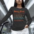 Smut Slut Sayings Definition Sarcastic Book Lover Unisex Long Sleeve T-Shirt
