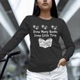 Snow Many Books Snow Little Time Reading Christmas Book Club Unisex Long Sleeve T-Shirt