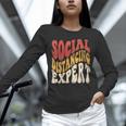 Social Distancing Expert Introvert Unisex Long Sleeve T-Shirt