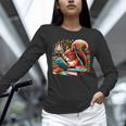 Squirrel Reading a Book Lover Bookworm Unisex Long Sleeve T-Shirt