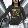 Star Wars The Book Of Boba Fett Neon Boba Fett Lives Poster Unisex Long Sleeve T-Shirt