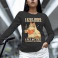 I Stay Home I Read Books I Pet My Cat I Regret Nothing Women Unisex Long Sleeve T-Shirt I Stay Home I Read Books I Pet My Cat I Regret Nothing Women Unisex Long Sleeve T-Shirt