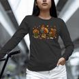 Teacher Fall Thanksgiving Turkey Reading Books Lovers Unisex Long Sleeve T-Shirt