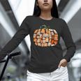 Thanksgiving Fall Books Pumpkins Vintage Library Teacher Kid Unisex Long Sleeve T-Shirt Thanksgiving Fall Books Pumpkins Vintage Library Teacher Kid Unisex Long Sleeve T-Shirt