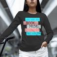 Threadless Grey Sky Chai Trans Book Pride Graphic Unisex Long Sleeve T-Shirt