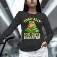 Toad-Ally 100 Days Smarter Frog Reading Book 100 School Day Unisex Long Sleeve T-Shirt Toad-Ally 100 Days Smarter Frog Reading Book 100 School Day Unisex Long Sleeve T-Shirt