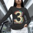 Toddler 3rd Birthday Books Themed 3 Year Old Boys Kids Girls Unisex Long Sleeve T-Shirt