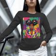History Month Educated Black Women Girls Reading Book Unisex Long Sleeve T-Shirt
