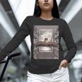 Totally Weird Tees Cat Library Book Reading Literary Unisex Long Sleeve T-Shirt Totally Weird Tees Cat Library Book Reading Literary Unisex Long Sleeve T-Shirt