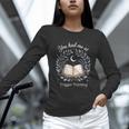 You Had Me At Trigger Warning Dark Romance Skeleton Book Unisex Long Sleeve T-Shirt