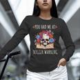 You Had Me At Trigger Warning Smut Books Dark Romance Skull Unisex Long Sleeve T-Shirt