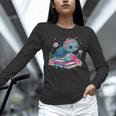 Turtle Bookworm Reading Book Bookworm Book Nerd Cute Graphic Unisex Long Sleeve T-Shirt