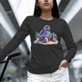 Turtle Wearing Sunglasses Reading A Book On The Beach Summer Unisex Long Sleeve T-Shirt
