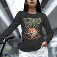 Unearth A Story Fox Reads a Book Unisex Long Sleeve T-Shirt