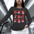 Valentines Day Librarian Heart Reading Book Women Men Kids Unisex Long Sleeve T-Shirt