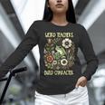 Weird Teachers Build Character Frog Reading Book Librarian Unisex Long Sleeve T-Shirt