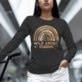 Wild About Reading Books Reader Lover Bookworm Librarian Unisex Long Sleeve T-Shirt