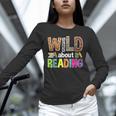 Wild About Reading Library Day Reading Books & Bookworm Unisex Long Sleeve T-Shirt Wild About Reading Library Day Reading Books & Bookworm Unisex Long Sleeve T-Shirt