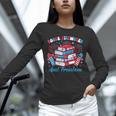 Women's Books Fireworks And Freedom Independence Day Book Lover Unisex Long Sleeve T-Shirt Women's Books Fireworks And Freedom Independence Day Book Lover Unisex Long Sleeve T-Shirt