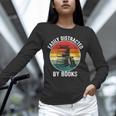 Women's Easily Distracted By Books Unisex Long Sleeve T-Shirt