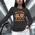 Women's Read Your Heart Out Teacher Valentines Reading Book Love Unisex Long Sleeve T-Shirt