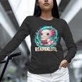 Women's Readsolotl Kawaii Axolotl Reading Book Lover Unisex Long Sleeve T-Shirt Women's Readsolotl Kawaii Axolotl Reading Book Lover Unisex Long Sleeve T-Shirt