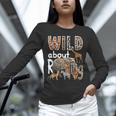 Zoo Animals Wild About Reading Books Reader Lover Librarian Unisex Long Sleeve T-Shirt