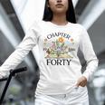 1986 Chapter Forty 40th Birthday Wildflower Book Unisex Long Sleeve T-Shirt 1986 Chapter Forty 40th Birthday Wildflower Book Unisex Long Sleeve T-Shirt