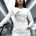 Astronaut Reading Book To Alien Moon Space Women Kids Men Premium Tri-Blend Unisex Long Sleeve T-Shirt Astronaut Reading Book To Alien Moon Space Women Kids Men Premium Tri-Blend Unisex Long Sleeve T-Shirt
