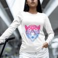 Bi Shy And Ready To Cry Bisexual Introvert Bi Pride Raglan Baseball Tee Unisex Long Sleeve T-Shirt