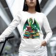 Book Dragon Reading Books Unisex Long Sleeve T-Shirt Book Dragon Reading Books Unisex Long Sleeve T-Shirt
